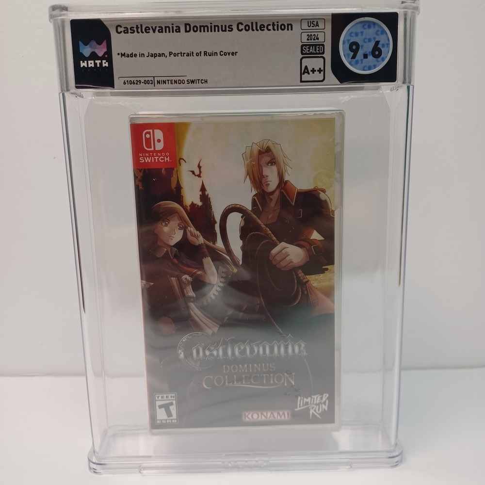 Castlevania Dominus Collection Dawn Of Sorrow Switch WATA 9.6A++ Limited Run#251